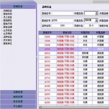 JAVA服装进销存系统完整源码 支持会员卡预存充值 采购管理 销售管理