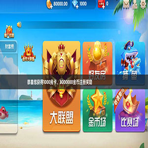 牌友联盟金币房卡棋牌大联盟双模